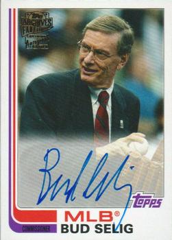 2019 Topps Archives - Fan Favorite Autographs #FFA-BS Bud Selig Front