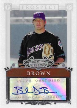 2006 Bowman Sterling - Prospects #BSP-BB Brooks Brown Front