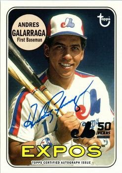 2019 Topps Archives - 50th Anniversary of the Montréal Expos Autographs #MTLA-AG Andres Galarraga Front