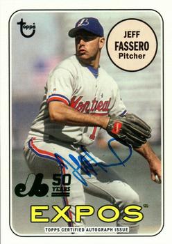 2019 Topps Archives - 50th Anniversary of the Montréal Expos Autographs #MTLA-JF Jeff Fassero Front