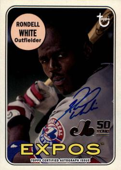 2019 Topps Archives - 50th Anniversary of the Montréal Expos Autographs #MTLA-RW Rondell White Front