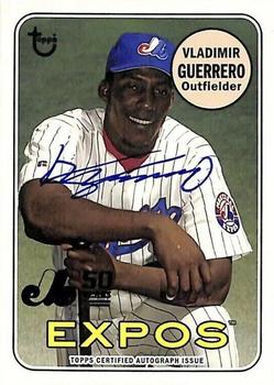 2019 Topps Archives - 50th Anniversary of the Montréal Expos Autographs #MTLA-VG Vladimir Guerrero Front