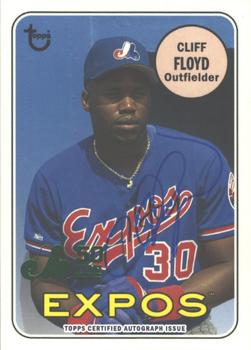 2019 Topps Archives - 50th Anniversary of the Montréal Expos Autographs Green #MTLA-CF Cliff Floyd Front