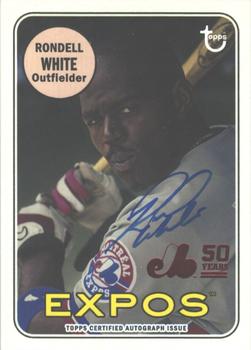 2019 Topps Archives - 50th Anniversary of the Montréal Expos Autographs Red #MTLA-RW Rondell White Front