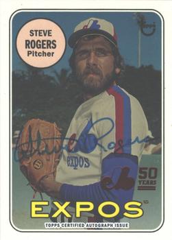 2019 Topps Archives - 50th Anniversary of the Montréal Expos Autographs Red #MTLA-SR Steve Rogers Front