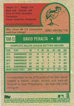 2019 Topps Archives - 1975 Topps Mini #75M-13 David Peralta Back