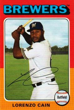 2019 Topps Archives - 1975 Topps Mini #75M-14 Lorenzo Cain Front