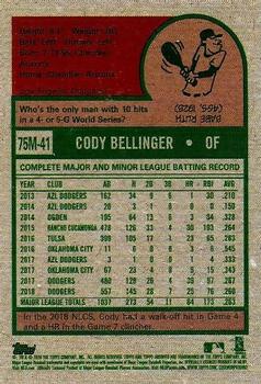 2019 Topps Archives - 1975 Topps Mini #75M-41 Cody Bellinger Back