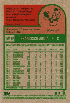 2019 Topps Archives - 1975 Topps Mini #75M-62 Francisco Arcia Back