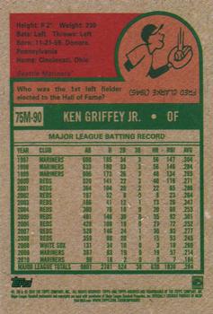 2019 Topps Archives - 1975 Topps Mini #75M-90 Ken Griffey Jr. Back