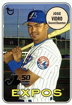 2019 Topps Archives - 50th Anniversary of the Montréal Expos #MTL-JVI Jose Vidro Front