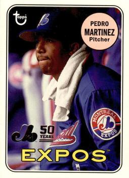 2019 Topps Archives - 50th Anniversary of the Montréal Expos #MTL-PM Pedro Martinez Front