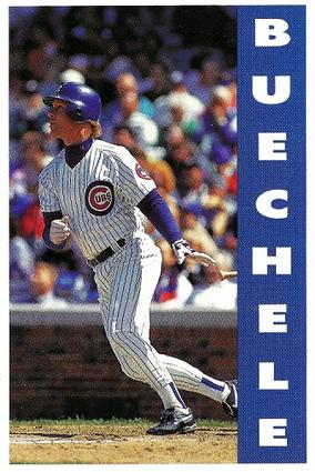 1993 Marathon Chicago Cubs #NNO Steve Buechele Front