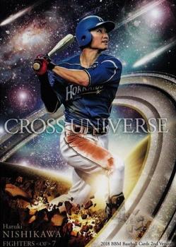 2018 BBM - Cross Universe #CU51 Haruki Nishikawa Front