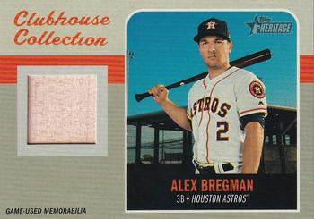2019 Topps Heritage - Clubhouse Collection Relics High Number #CCR-ABR Alex Bregman Front