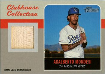 2019 Topps Heritage - Clubhouse Collection Relics High Number #CCR-AM Adalberto Mondesi Front