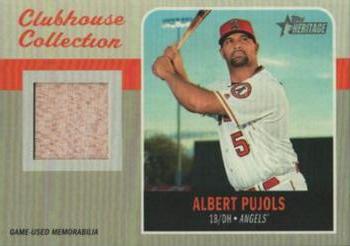 2019 Topps Heritage - Clubhouse Collection Relics High Number #CCR-APU Albert Pujols Front