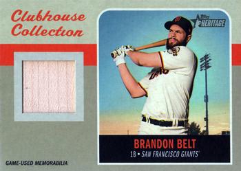 2019 Topps Heritage - Clubhouse Collection Relics High Number #CCR-BB Brandon Belt Front