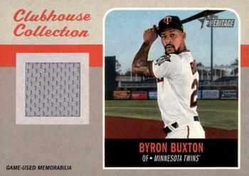 2019 Topps Heritage - Clubhouse Collection Relics High Number #CCR-BBU Byron Buxton Front