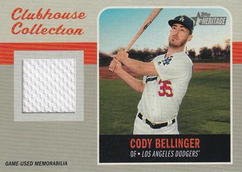 2019 Topps Heritage - Clubhouse Collection Relics High Number #CCR-CB Cody Bellinger Front