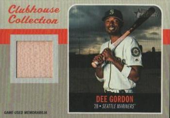 2019 Topps Heritage - Clubhouse Collection Relics High Number #CCR-DG Dee Gordon Front