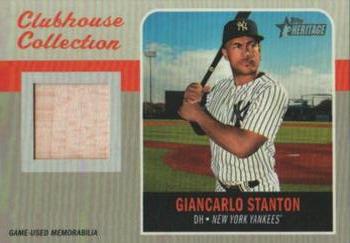 2019 Topps Heritage - Clubhouse Collection Relics High Number #CCR-GS Giancarlo Stanton Front