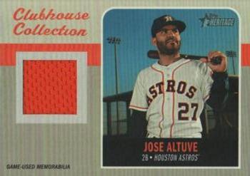 2019 Topps Heritage - Clubhouse Collection Relics High Number #CCR-JAL Jose Altuve Front