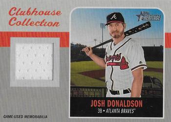 2019 Topps Heritage - Clubhouse Collection Relics High Number #CCR-JD Josh Donaldson Front