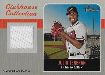 2019 Topps Heritage - Clubhouse Collection Relics High Number #CCR-JT Julio Teheran Front