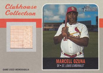 2019 Topps Heritage - Clubhouse Collection Relics High Number #CCR-MO Marcell Ozuna Front