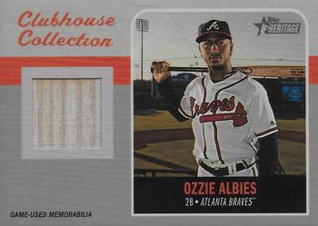 2019 Topps Heritage - Clubhouse Collection Relics High Number #CCR-OA Ozzie Albies Front