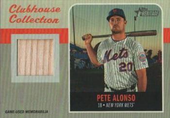 2019 Topps Heritage - Clubhouse Collection Relics High Number #CCR-PA Pete Alonso Front