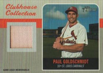 2019 Topps Heritage - Clubhouse Collection Relics High Number #CCR-PG Paul Goldschmidt Front