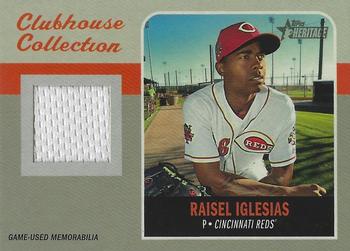 2019 Topps Heritage - Clubhouse Collection Relics High Number #CCR-RI Raisel Iglesias Front