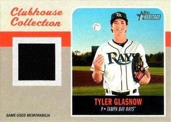 2019 Topps Heritage - Clubhouse Collection Relics High Number #CCR-TG Tyler Glasnow Front