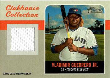 2019 Topps Heritage - Clubhouse Collection Relics High Number #CCR-VG Vladimir Guerrero Jr. Front