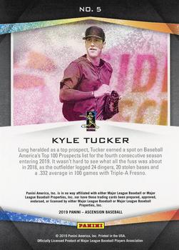 2019 Panini Chronicles - Ascension Gold #5 Kyle Tucker Back