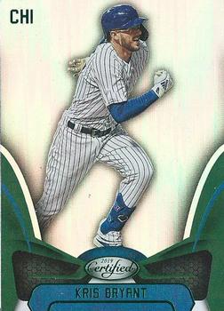 2019 Panini Chronicles - Certified Green #4 Kris Bryant Front