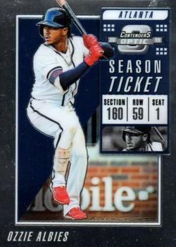 2019 Panini Chronicles - Contenders Optic Season Ticket #13 Ozzie Albies Front