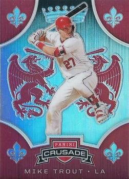 2019 Panini Chronicles - Crusade Holo #8 Mike Trout Front