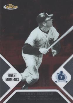 2006 Finest - Mantle Moments #MMFM11 Mickey Mantle Front
