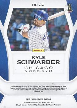 2019 Panini Chronicles - Limited #20 Kyle Schwarber Back
