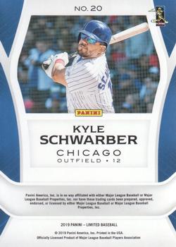 2019 Panini Chronicles - Limited Blue #20 Kyle Schwarber Back