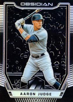 2019 Panini Chronicles - Obsidian #14 Aaron Judge Front