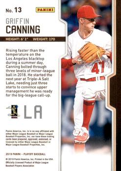 2019 Panini Chronicles - Playoff #13 Griffin Canning Back
