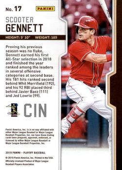 2019 Panini Chronicles - Playoff #17 Scooter Gennett Back