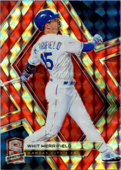 2019 Panini Chronicles - Spectra Red Mosaic #25 Whit Merrifield Front