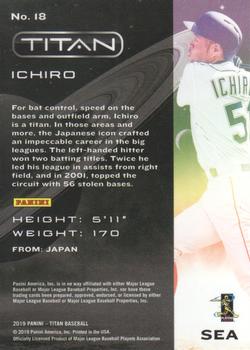 2019 Panini Chronicles - Titan #18 Ichiro Back