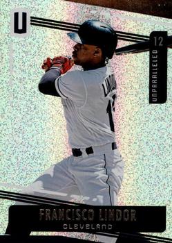 2019 Panini Chronicles - Unparalleled #18 Francisco Lindor Front