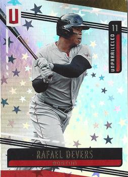2019 Panini Chronicles - Unparalleled Astral #5 Rafael Devers Front
